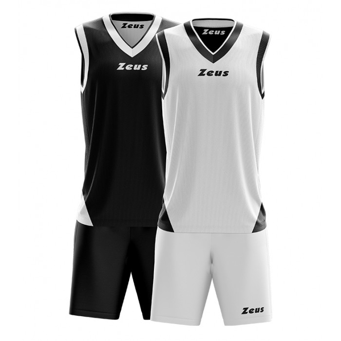 Echipament baschet Doblo ZEUS - Alb Negru Echipament baschet Doblo ZEUS - Alb Negru