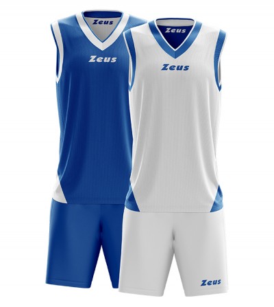 Echipament baschet Doblo ZEUS - Alb Albastru
