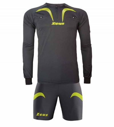 Echipament arbitru Kit Arbitro Pro, ZEUS - Gri Galben Fluo