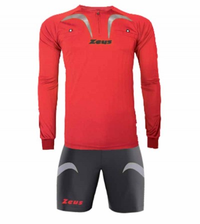 Echipament arbitru Kit Arbitro Pro, ZEUS - Rosu Gri