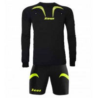 Echipament arbitru Kit Arbitro Pro, ZEUS - Negru Galben Fluo