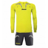 Echipament arbitru Kit Arbitro Pro, ZEUS - Galben Fluo Gri