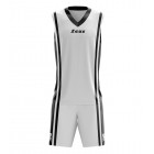Echipament baschet Kit Bozo, ZEUS - Alb Negru