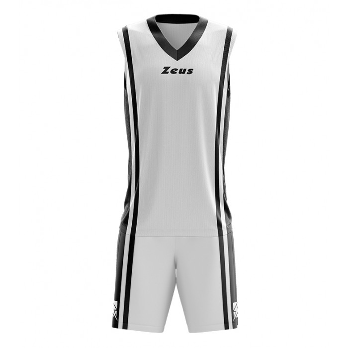 Echipament baschet Kit Bozo, ZEUS - Alb Negru Echipament baschet Kit Bozo, ZEUS - Alb Negru