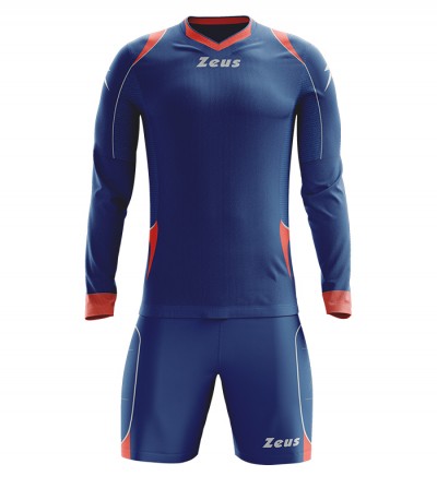 Echipament portar fotbal Paros, ZEUS - Albastru Solar Red