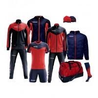 Set complet pentru fotbal Box Ulysse, ZEUS - Blue-Red