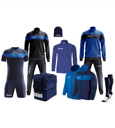 Set complet pentru fotbal Box Apollo, ZEUS - Blue-Royal Set complet pentru fotbal Box Apollo, ZEUS - Blue-Royal