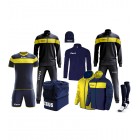 Set complet pentru fotbal Box Apollo, ZEUS - Blue-Yellow