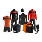 Set complet pentru fotbal Box Apollo, ZEUS - Black-Orange