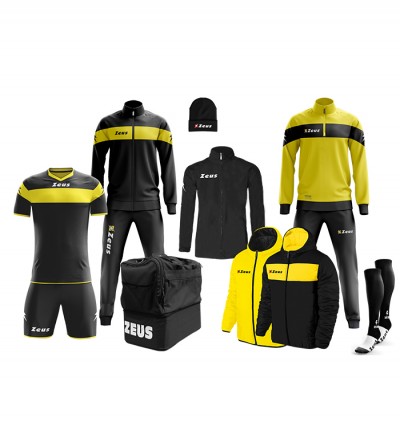 Set complet pentru fotbal Box Apollo, ZEUS - Black-Yellow Set complet pentru fotbal Box Apollo, ZEUS - Black-Yellow