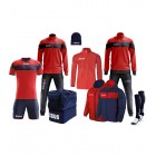 Set complet pentru fotbal Box Apollo, ZEUS - Red-Blue