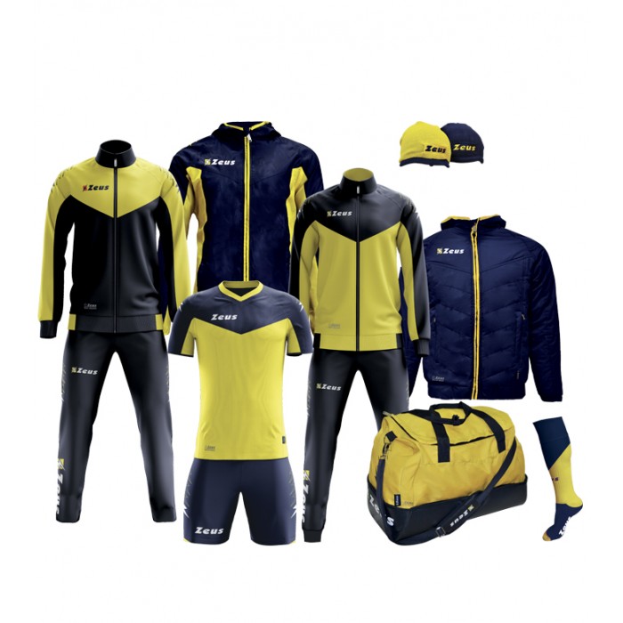 Set complet pentru fotbal Box Ulysse, ZEUS - Blue-Yellow Set complet pentru fotbal Box Ulysse, ZEUS - Blue-Yellow