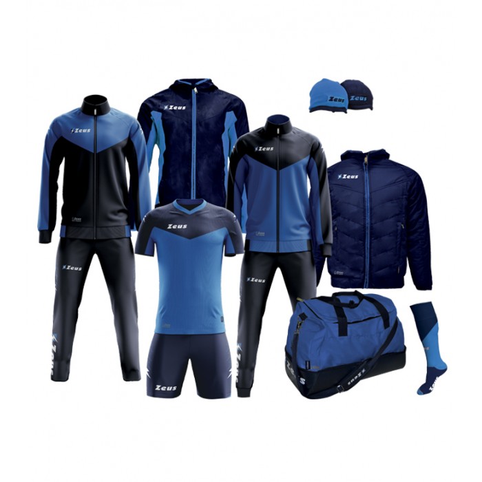 Set complet pentru fotbal Box Ulysse, ZEUS - Blue-Royal Set complet pentru fotbal Box Ulysse, ZEUS - Blue-Royal