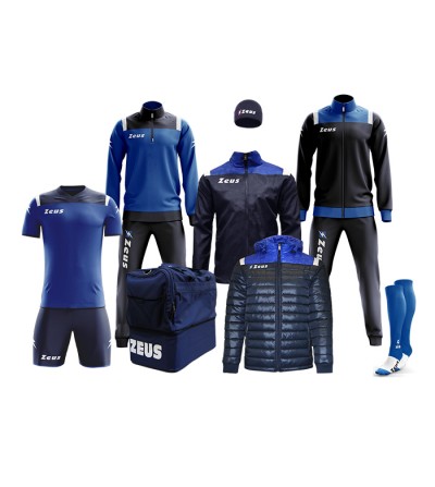 Echipament fotbal complet, Box Vesuvio - Bleumarin / Royal, ZEUS Echipament fotbal complet, Box Vesuvio - Bleumarin / Royal, ZEUS