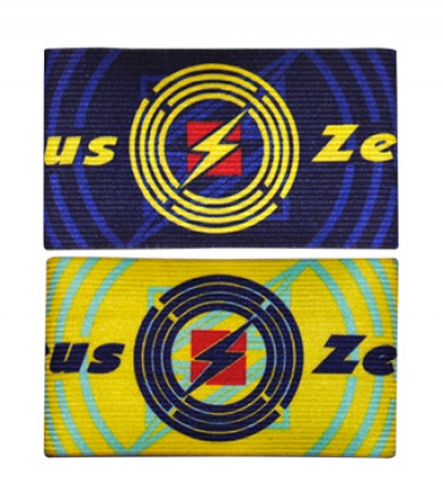 Banderola capitan Double, ZEUS - Bleumarin / Galben