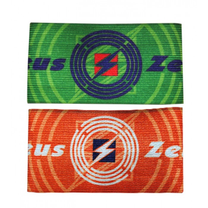 Banderola capitan Double, ZEUS - Verde / Portocaliu Banderola capitan Double, ZEUS - Verde / Portocaliu