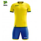 Echipament fotbal Kit Mundial - Brazilia, ZEUS