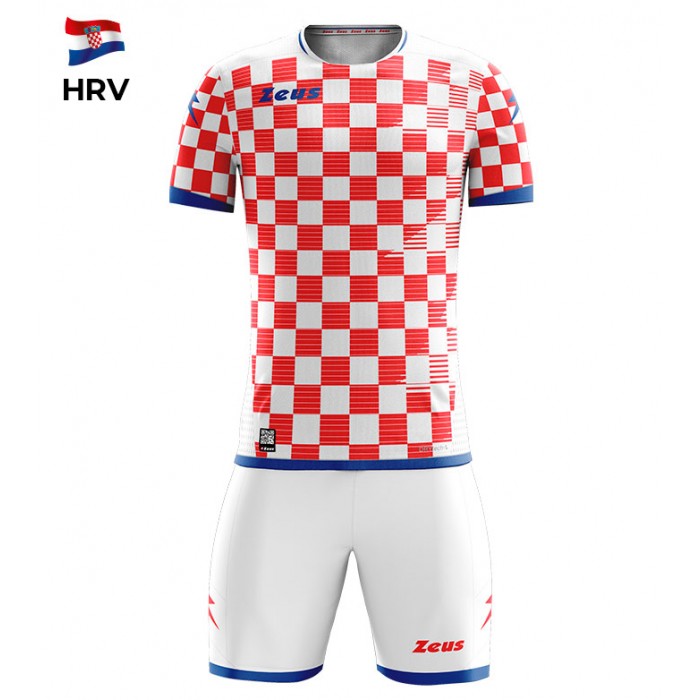 Echipament fotbal Kit Mundial - Croatia, ZEUS Echipament fotbal Kit Mundial - Croatia, ZEUS
