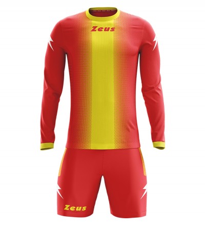 Echipament fotbal cu maneca lunga Kit Ercole, ZEUS - Rosu Galben