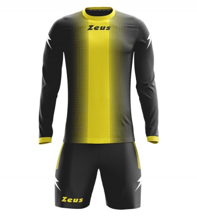 Echipament fotbal cu maneca lunga Kit Ercole, ZEUS - Negru Galben