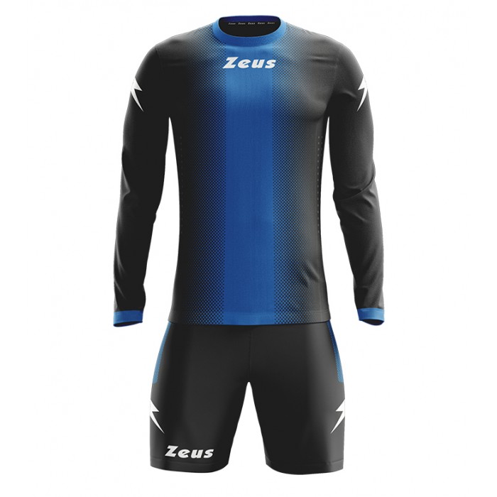 Echipament fotbal cu maneca lunga Kit Ercole, ZEUS - Negru Royal Echipament fotbal cu maneca lunga Kit Ercole, ZEUS - Negru Royal