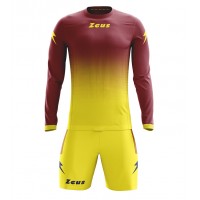 Echipament fotbal cu maneca lunga Kit Eros, ZEUS - Galben Grena