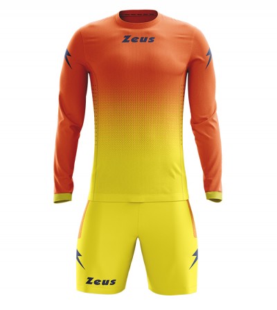 Echipament fotbal cu maneca lunga Kit Eros, ZEUS - Galben Portocaliu