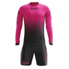 Echipament fotbal cu maneca lunga Kit Eros, ZEUS - Negru Fucsia
