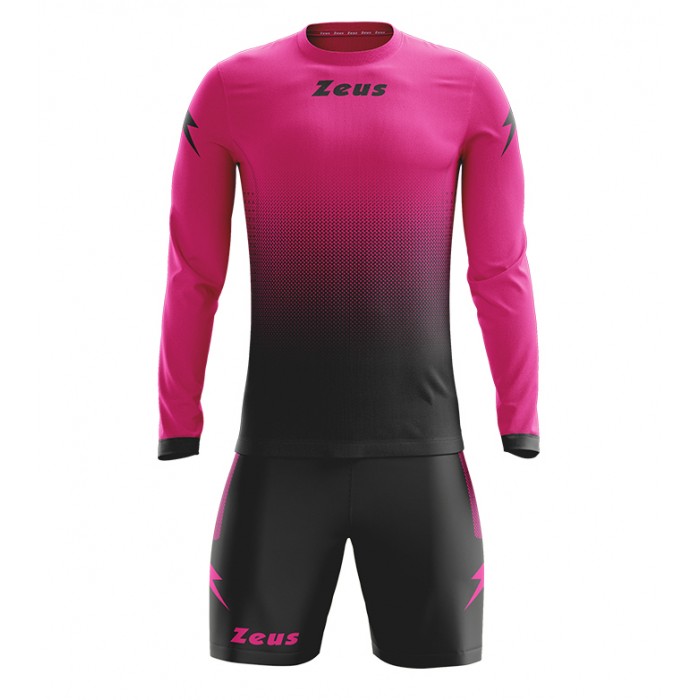 Echipament fotbal cu maneca lunga Kit Eros, ZEUS - Negru Fucsia Echipament fotbal cu maneca lunga Kit Eros, ZEUS - Negru Fucsia