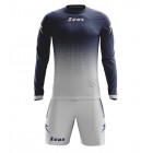 Echipament fotbal cu maneca lunga Kit Eros, ZEUS - Silver Bleumarin
