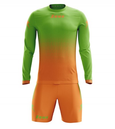 Echipament fotbal cu maneca lunga Kit Eros, ZEUS - Portocaliu-Fluo Verde