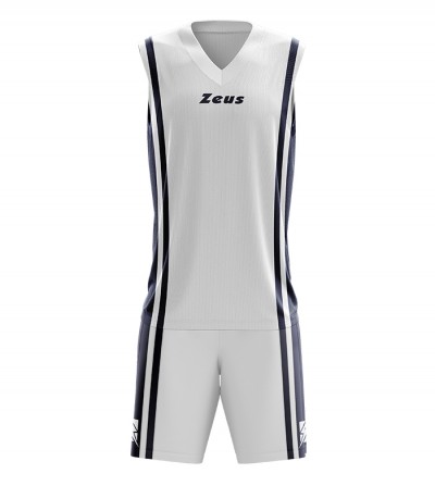 Echipament baschet Kit Bozo, ZEUS - Alb Bleumarin
