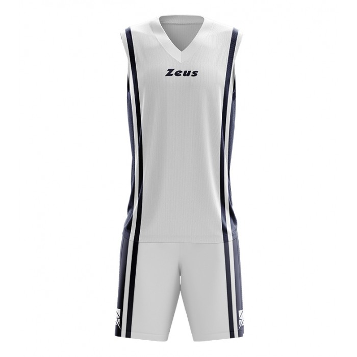 Echipament baschet Kit Bozo, ZEUS - Alb Bleumarin