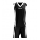 Echipament baschet Kit Bozo, ZEUS - Negru Alb