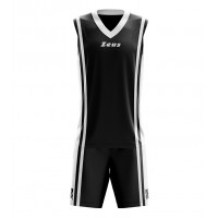 Echipament baschet Kit Bozo, ZEUS - Negru Alb