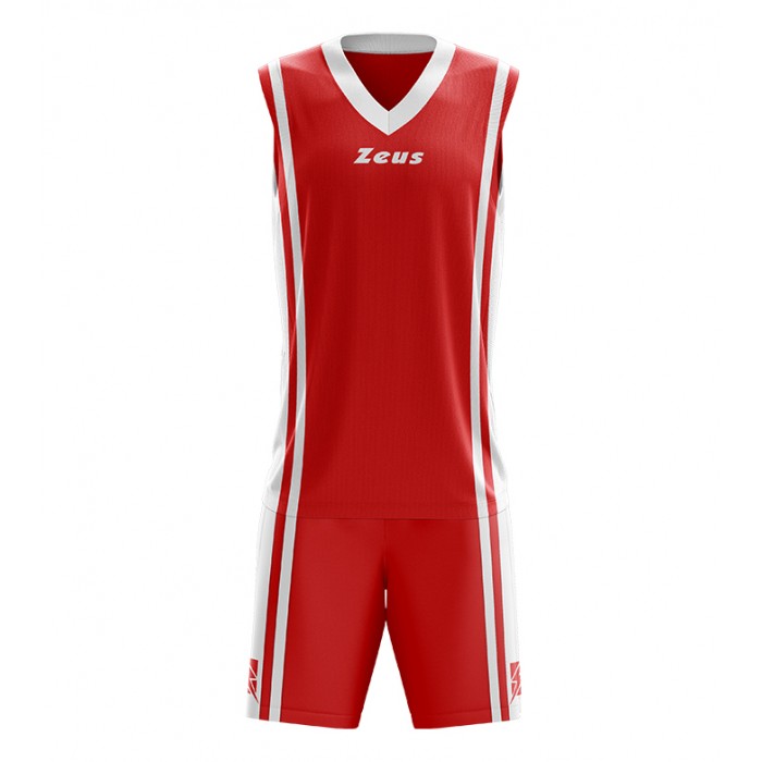 Echipament baschet Kit Bozo, ZEUS - Rosu Alb Echipament baschet Kit Bozo, ZEUS - Rosu Alb