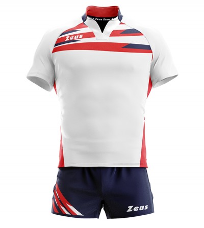 Echipament rugby Kit Eagle ZEUS - Bianco-Blu-Rosso