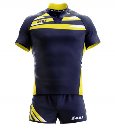 Echipament rugby Kit Eagle ZEUS - Blu-Giallo-Bianco