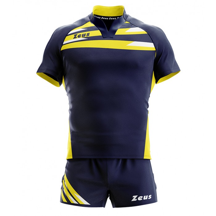 Echipament rugby Kit Eagle ZEUS - Blu-Giallo-Bianco