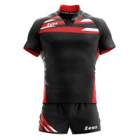 Echipament rugby Kit Eagle ZEUS - Nero-Rosso-Bianco