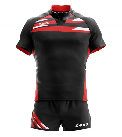 Echipament rugby Kit Eagle ZEUS - Nero-Rosso-Bianco