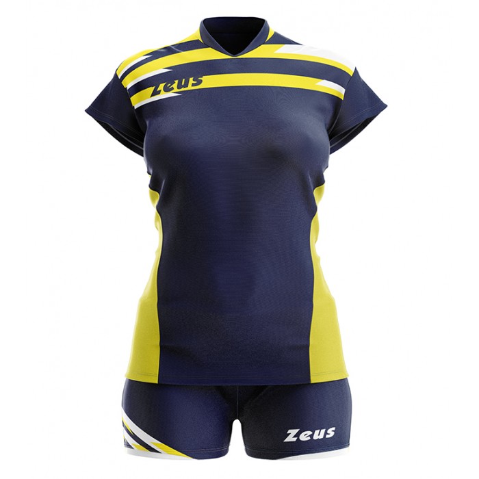Echipament volei dama Kit Itaca Donna, ZEUS - blu_giallo Echipament volei dama Kit Itaca Donna, ZEUS - blu_giallo