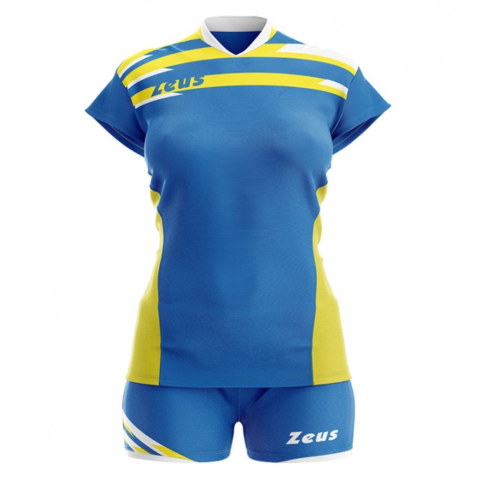 Echipament volei dama Kit Itaca Donna, ZEUS - royal_giallo