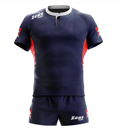 Echipament rugby Kit Max ZEUS - Blu - Rosso