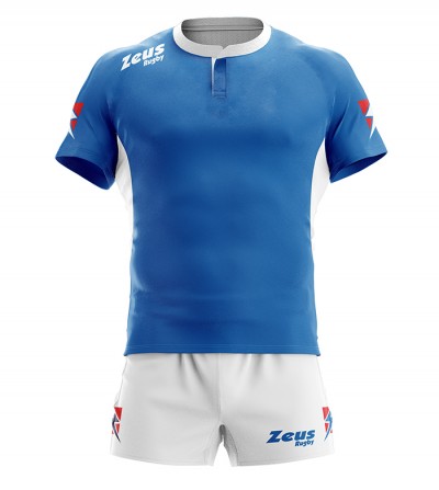 Echipament rugby Kit Max ZEUS - Royal - Bianco