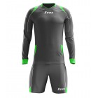 Echipament portar fotbal Paros, ZEUS - Gri Verde Fluo