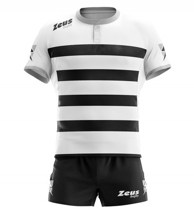 Echipament rugby Kit Recco New, ZEUS - Negru Alb