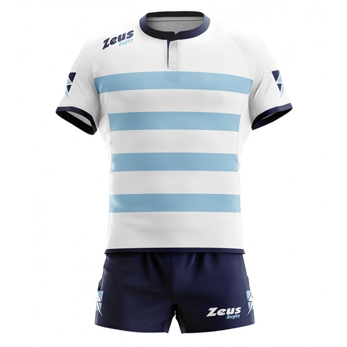 Echipament rugby Kit Recco New, ZEUS - Sky Alb Bleumarin