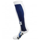 Jambiere fotbal Dual ZEUS - Alb Bleumarin