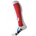 Jambiere fotbal Dual ZEUS - Alb Rosu
